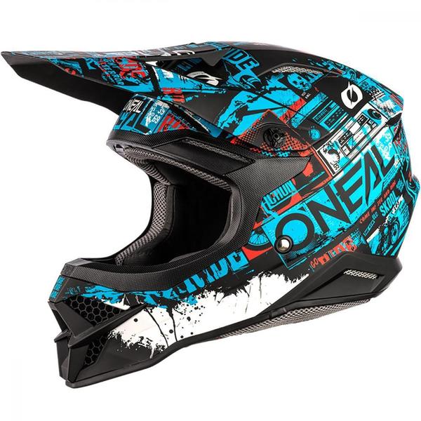 Imagem de Capacete Oneal 3Series Ride Preto/Azul