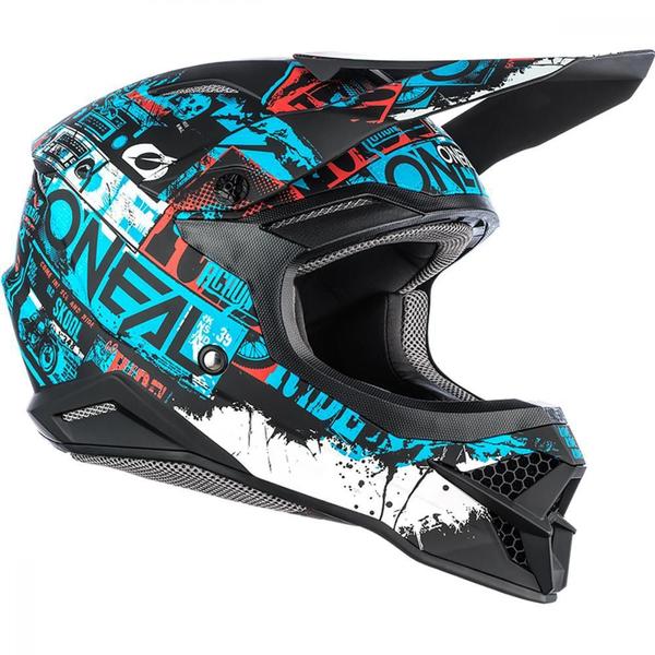 Imagem de Capacete Oneal 3Series Ride Preto/Azul