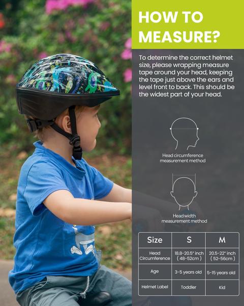 Imagem de Capacete OutdoorMaster Toddler Kids Bike Dinoverse Madness M