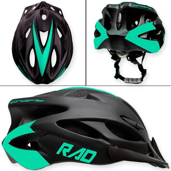 Imagem de Capacete para Ciclismo Mtb Para Bike Inmold Com 6 Led Ajustavél concept