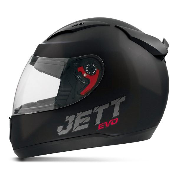 Imagem de Capacete Para Moto Fechado Esportivo Masculino Feminino Original Jett Evo Solid - Tamanho 56 58 60