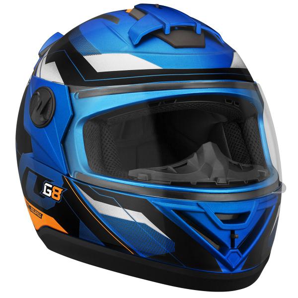 Imagem de Capacete Para Moto Integral Fechado Pro Tork Evolution G8 Evo Com narigueira Masculino Feminino