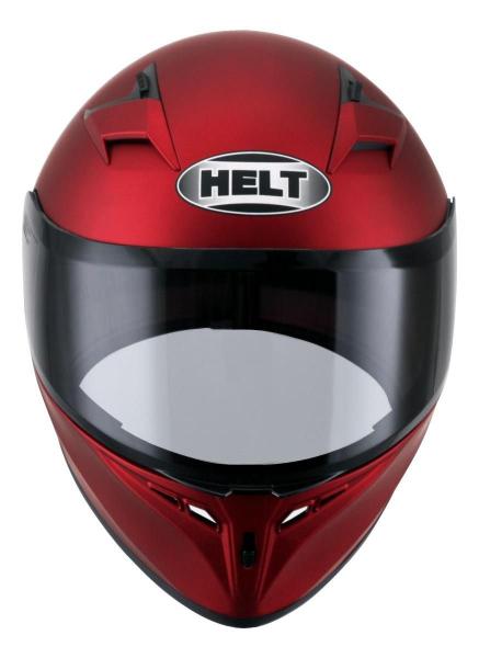 Imagem de Capacete Para Moto Integral Helt Polar Vermelho Fosco