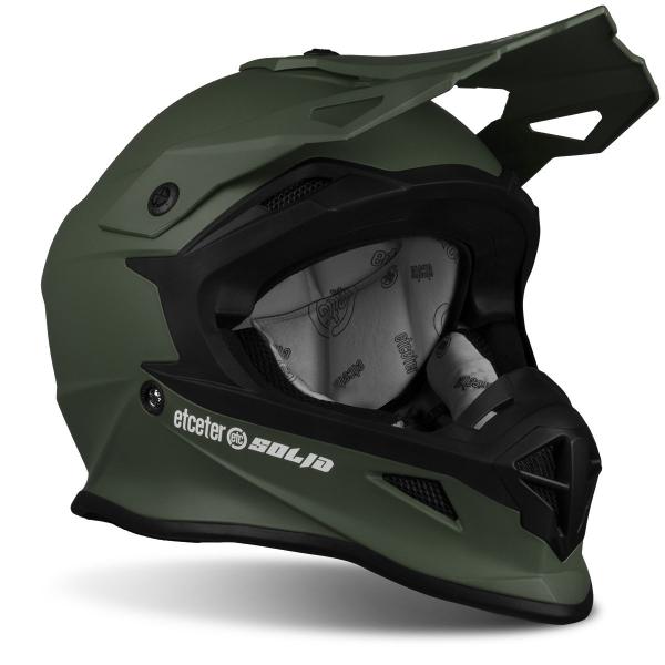 Imagem de Capacete Para Moto Masculino Feminino Fechado Esportivo De Motocross Trilha Etceter Solid Integral