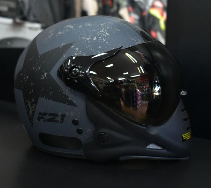 Imagem de Capacete Peels F21 Old Tank Preto Chumbo Fosco