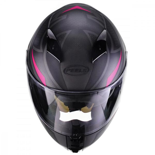 Imagem de Capacete Peels Icon Fast Preto Fosco/Rosa 58