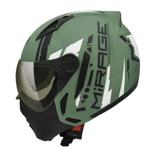 Imagem de Capacete Peels Mirage Techride Verde Fosco Preto