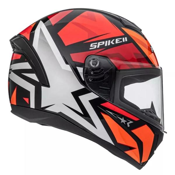 Imagem de Capacete Peels Spike II 1ST Preto Fosco Vermelho