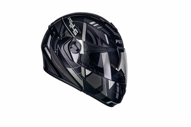 Imagem de Capacete Peels U-RB2 Dynamic Preto Fosco c/ Grafite 58