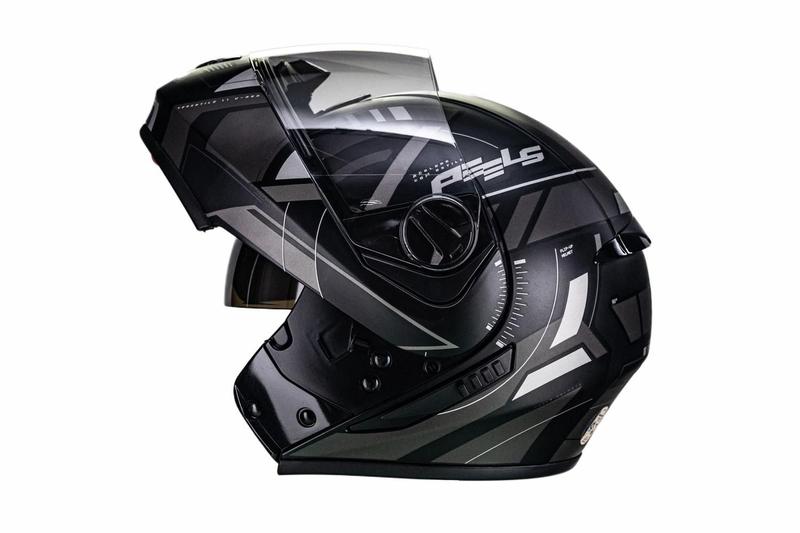 Imagem de Capacete Peels U-RB2 Dynamic Preto Fosco c/ Grafite 58