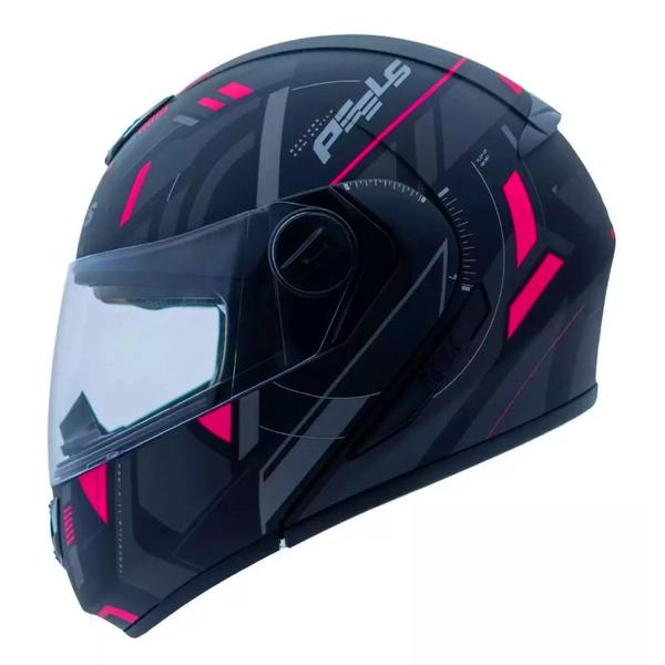 Imagem de Capacete Peels Urban 2 Dynamic Preto Fosco Pink