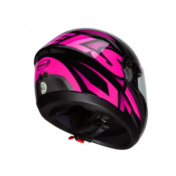 Imagem de Capacete Pells Spike Maxi Preto Rosa  Masculino Feminino