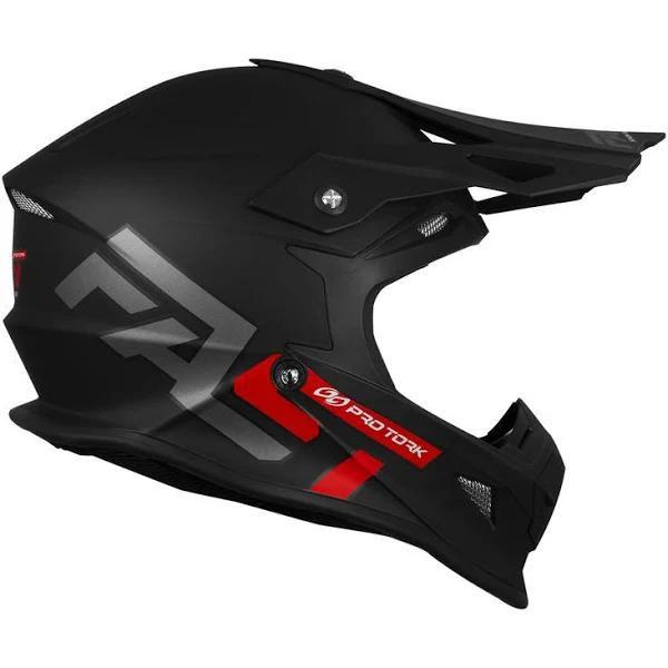 Imagem de Capacete Pro Tork Cross Fast 788 Solid Preto Vermelho