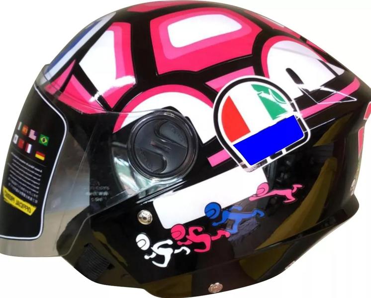 Imagem de Capacete pro tork tartaruga modelos cores moto aberto xopenx premium top turtle