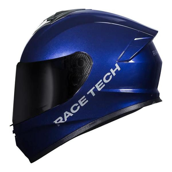 Capacete Race Tech Hit Monocolor Azul
