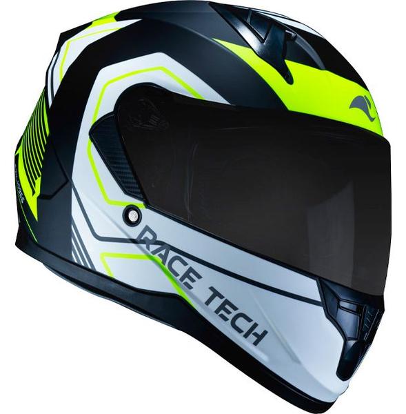 Imagem de Capacete Race Tech Sector Exilio Fosco Preto Amarelo