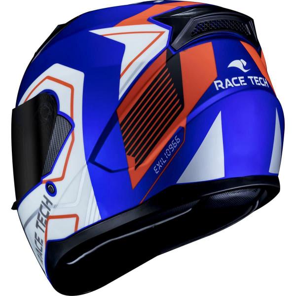 Imagem de Capacete Race Tech Sector Exilio Fosco ul E Laranja Taman