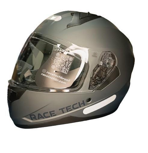 Imagem de Capacete Race Tech Sector Exilio Monocolor Matte Tittanium