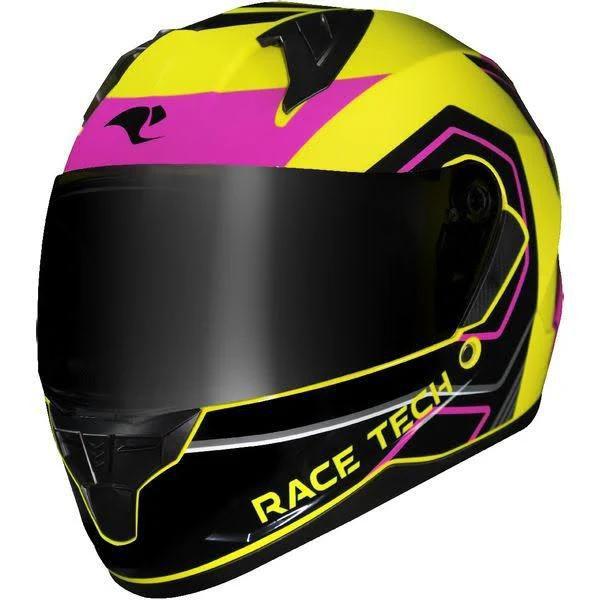 Imagem de Capacete Race Tech Sector Exilio Yellow/neon Pink/black