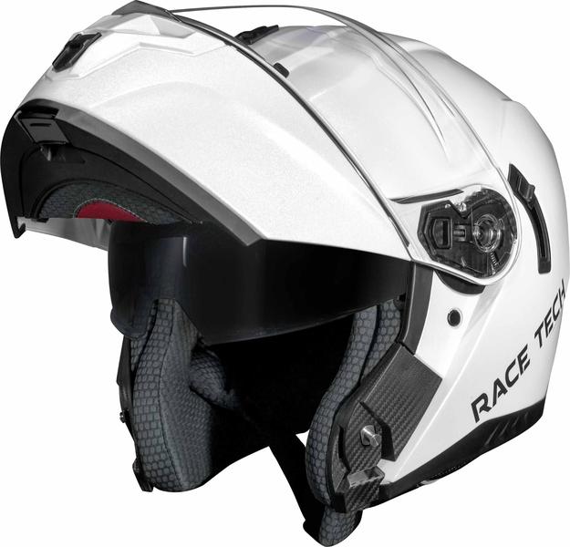 Imagem de Capacete Race Tech Signal Monocolor Branco Brilhante