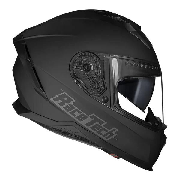 Imagem de Capacete Race Tech Volt Monocolor Preto Fosco Óculos interno