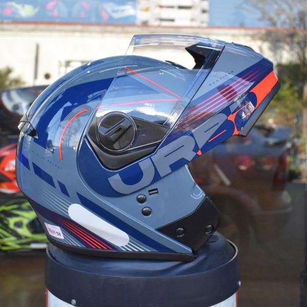 Imagem de Capacete Robocop Aberto Peels U-RB2 Club Vermelho Moto Óculo