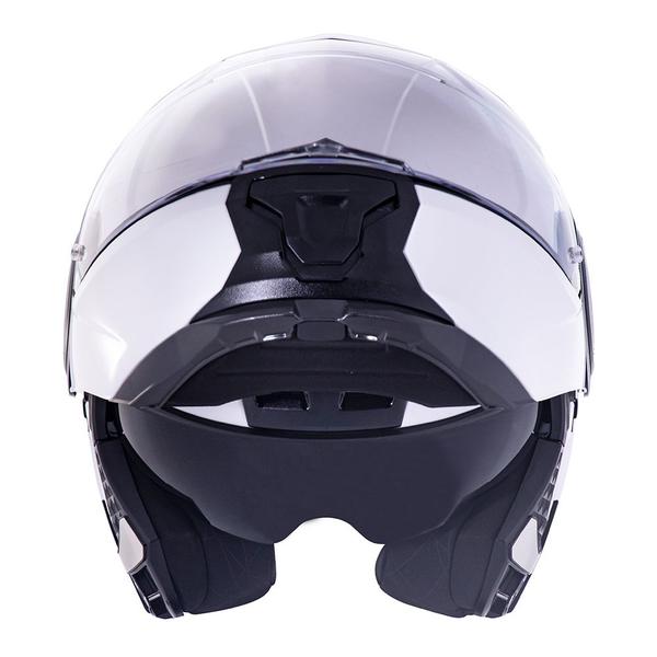 Imagem de Capacete Robocop LS2 Scope Monocolor Branco Brilhante Escamoteavel Articulado