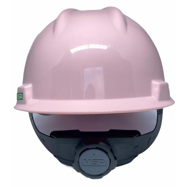 Imagem de Capacete Rosa Proteção Feminino Msa Epi Segurança