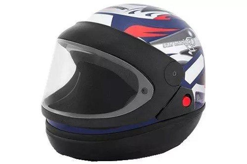 Imagem de Capacete SAN Marino AZUL Grafic - Taurus