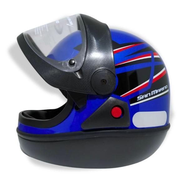 Imagem de Capacete San Marino Titanium Original Automatico Taurus Azul