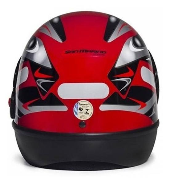 Imagem de Capacete san marino vermelho n,60