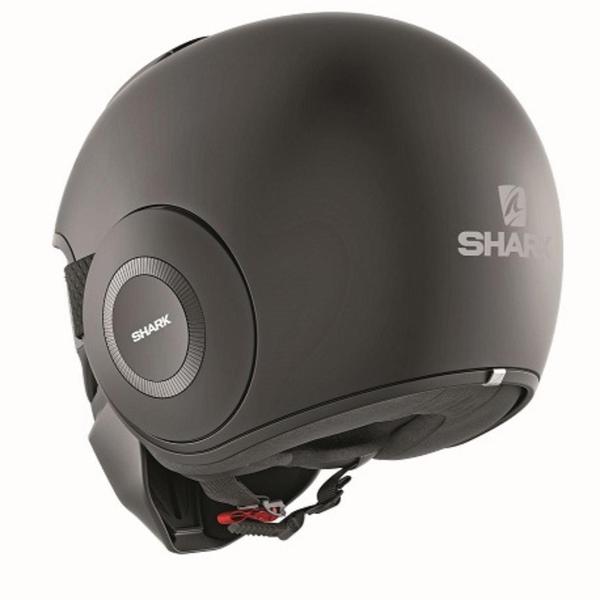 Imagem de Capacete Shark Street Drak Kma Preto Fosco Queixeira Moto