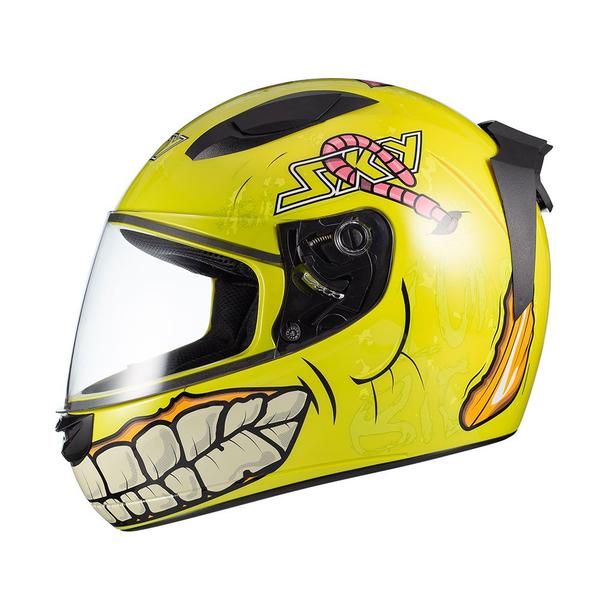 Imagem de Capacete Sky Two Zombie Verde Fosco Transf Verde 62 F016