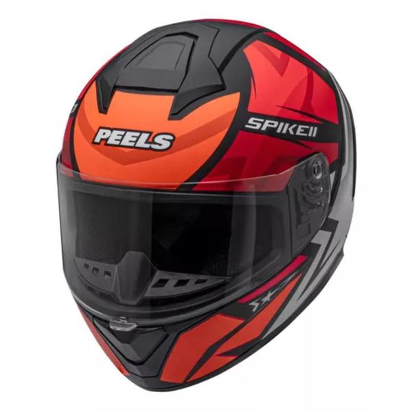 Imagem de Capacete Spike II 1St Preto Vermelho