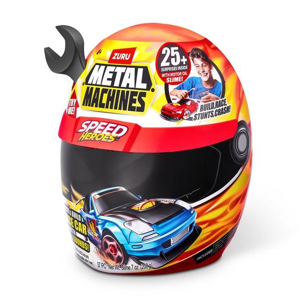 Imagem de Capacete Surpresa Metal Machines Speed Hero 20 peças, Preto