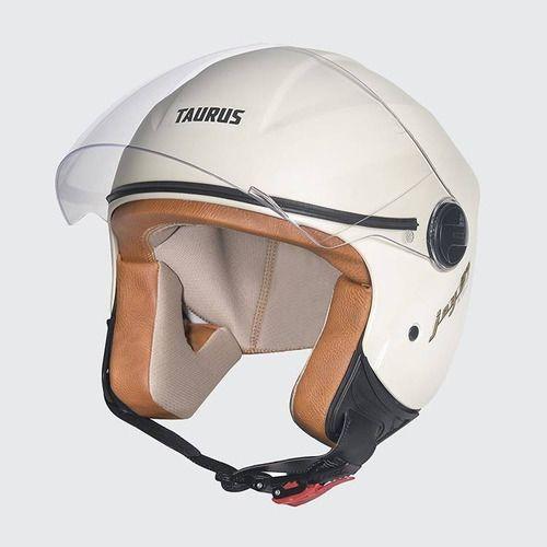 Imagem de Capacete Taurus Joy 23 By Interna De Couro Marrom Bege