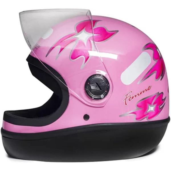 Imagem de Capacete taurus moto fechado formula 1 r femme cores flores