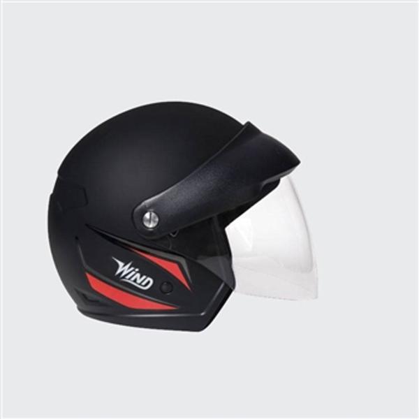 Imagem de Capacete Taurus Wind V3 ABERTO PRETO FOSCO/VERMELHO TAMANHO 58