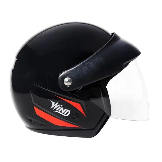 Imagem de Capacete taurus wind v3 visor tecno preto/verm 58