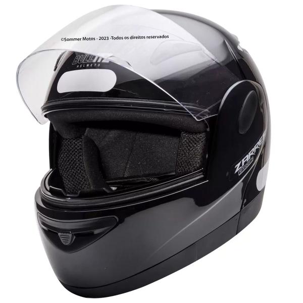 Imagem de Capacete Taurus Zarref V4 Articulado Classic Preto