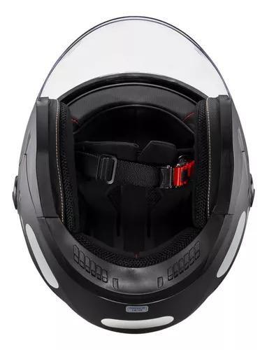 Imagem de Capacete texx aberto ugello solid preto moto motocicleta