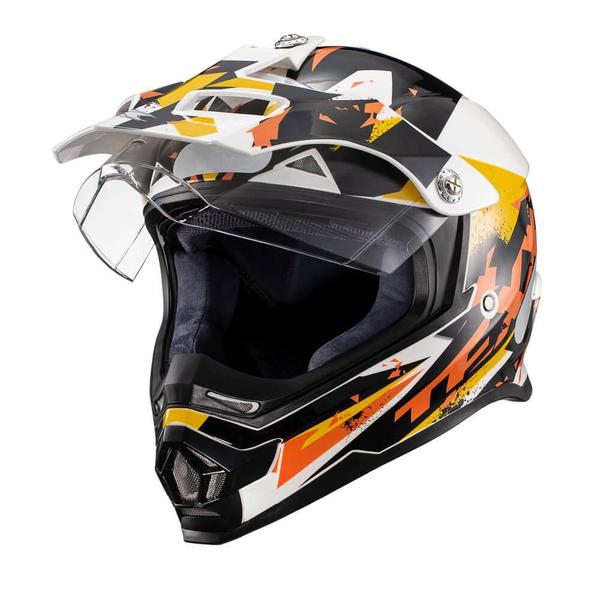 Imagem de Capacete Texx Cross Carcara  Grow Laranja 62 F016