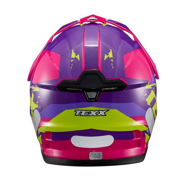 Imagem de Capacete Texx Cross Carcara  Grow Rosa 58 F016