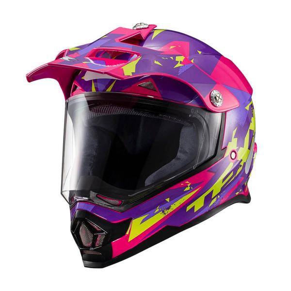 Imagem de Capacete Texx Cross Carcara  Grow Rosa 58