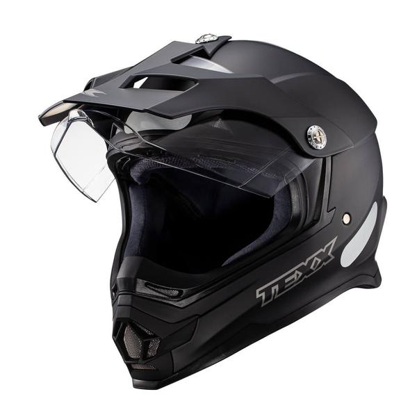 Imagem de Capacete Texx Cross Carcara  Solido Pret 60