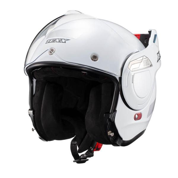 Imagem de Capacete Texx Esc Stratos  180 Branco Brilho 58 F016