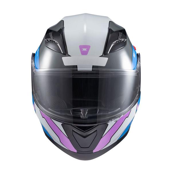 Imagem de Capacete Texx Escamot Gladiator V3 Reisen Azul Rosa Branc 58