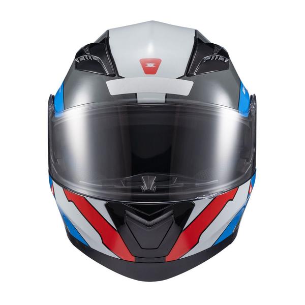 Imagem de Capacete Texx Escamot Gladiator V3 Reisen Azul Verm Branc 62