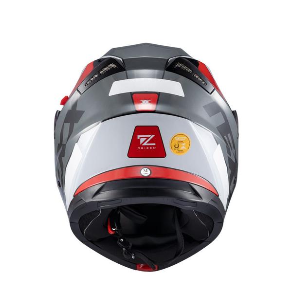 Imagem de Capacete Texx Escamot Gladiator V3 Reisen Verm Branc 56