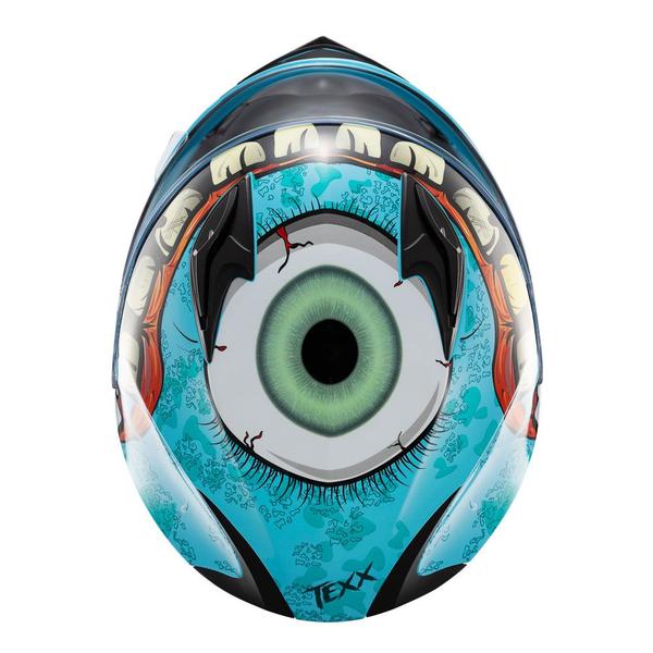 Imagem de Capacete Texx Fechado Hawk Orc Turquesa 58